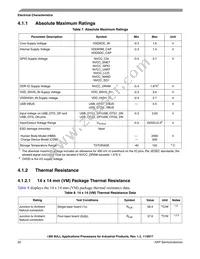 MCIMX6Y2CVM05AA Datasheet Page 22