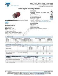 MCL103B-TR3 Datasheet Cover