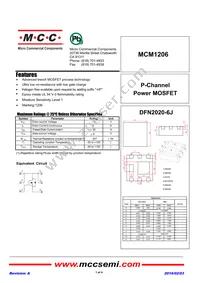 MCM1206-TP Datasheet Cover