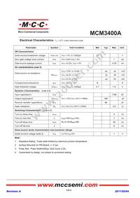 MCM3400A-TP Datasheet Page 2