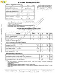 MCM69C432TQ20 Datasheet Page 4