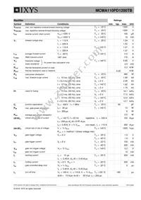 MCMA110PD1200TB Datasheet Page 2