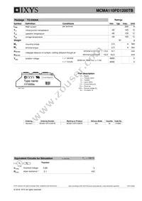 MCMA110PD1200TB Datasheet Page 3