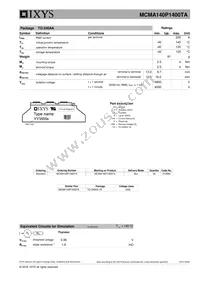 MCMA140P1400TA Datasheet Page 3