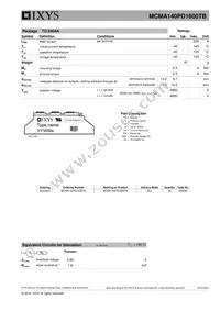 MCMA140PD1600TB Datasheet Page 3