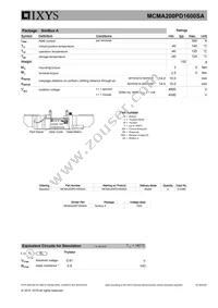 MCMA200PD1600SA Datasheet Page 3