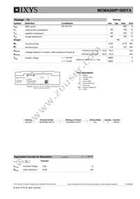 MCMA260P1600YA Datasheet Page 3