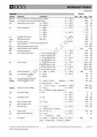 MCMA265P1600KA Datasheet Page 2