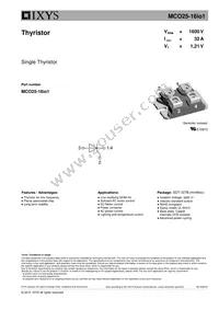 MCO25-16IO1 Datasheet Cover