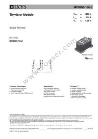 MCO600-18IO1 Datasheet Cover