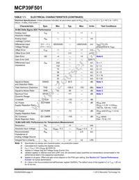 MCP39F501T-E/MQ Datasheet Page 4