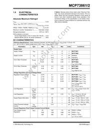 MCP73861T-I/SLG Datasheet Page 3