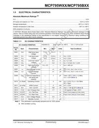MCP795B22-I/ST Datasheet Page 3