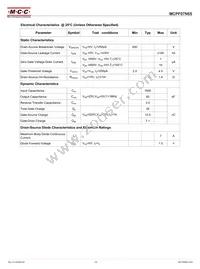 MCPF07N65-BP Datasheet Page 2