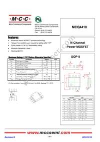 MCQ4410-TP Datasheet Cover