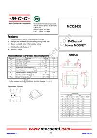 MCQ9435-TP Datasheet Cover