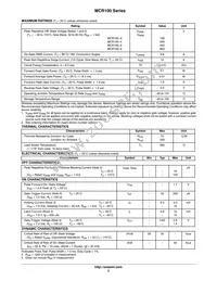 MCR100-3RLG Datasheet Page 2