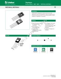 MCR106-8G Datasheet Cover