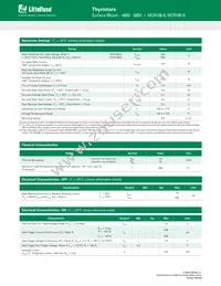 MCR106-8G Datasheet Page 2