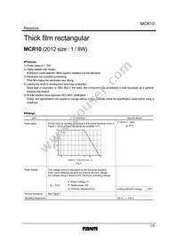 MCR10EZPF1430 Datasheet Cover