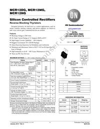 MCR12M Datasheet Cover