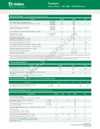 MCR706AT4G Datasheet Page 2