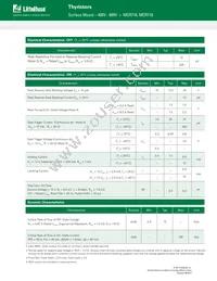 MCR716T4G Datasheet Page 3