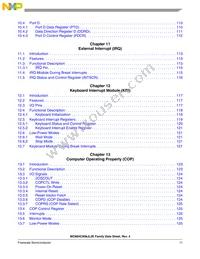MCR908JK3ECPE Datasheet Page 11
