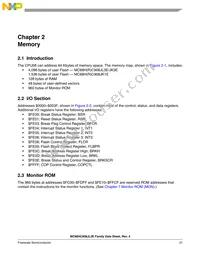 MCR908JK3ECPE Datasheet Page 21