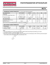 MCT4 Datasheet Page 3