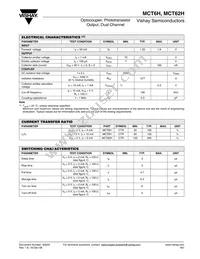 MCT6H Datasheet Page 2