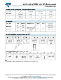 MCW0612MC3309FP500 Datasheet Page 3