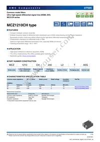 MCZ1210CH240L2TA0G Datasheet Cover