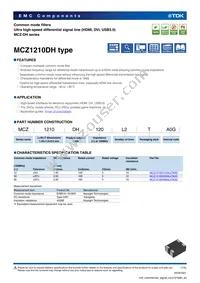 MCZ1210DH500L2TA0G Datasheet Cover