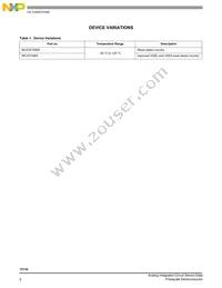 MCZ33730EKR2 Datasheet Page 2