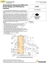 MCZ33789BAE Datasheet Cover