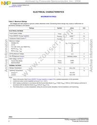 MCZ34652EFR2 Datasheet Page 4