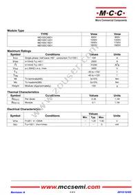 MD100C16D1-BP Datasheet Page 2