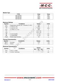 MD120K16D1-BP Datasheet Page 2