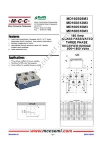MD160S16M3-BP Datasheet Cover