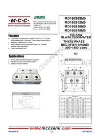 MD160S16M5-BP Datasheet Cover
