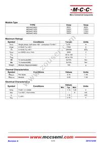 MD240C16D2-BP Datasheet Page 2