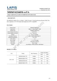 MD56V62160M-7TAZ0AX Datasheet Cover