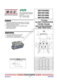 MD75S16M2-BP Datasheet Cover