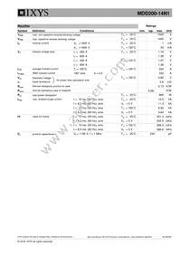 MDD200-14N1 Datasheet Page 2