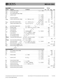 MDI145-12A3 Datasheet Page 3