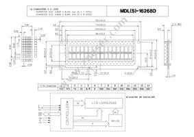 MDLS-16268D-LV-G-LED4G Datasheet Cover
