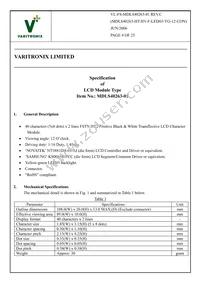 MDLS-40263-C-HT-HV-FSTN-LED3G Datasheet Page 4