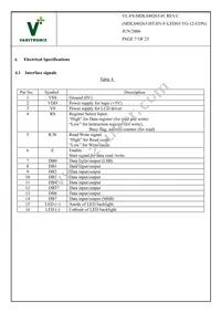 MDLS-40263-C-HT-HV-FSTN-LED3G Datasheet Page 7