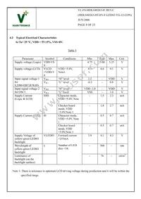 MDLS-40263-C-HT-HV-FSTN-LED3G Datasheet Page 8